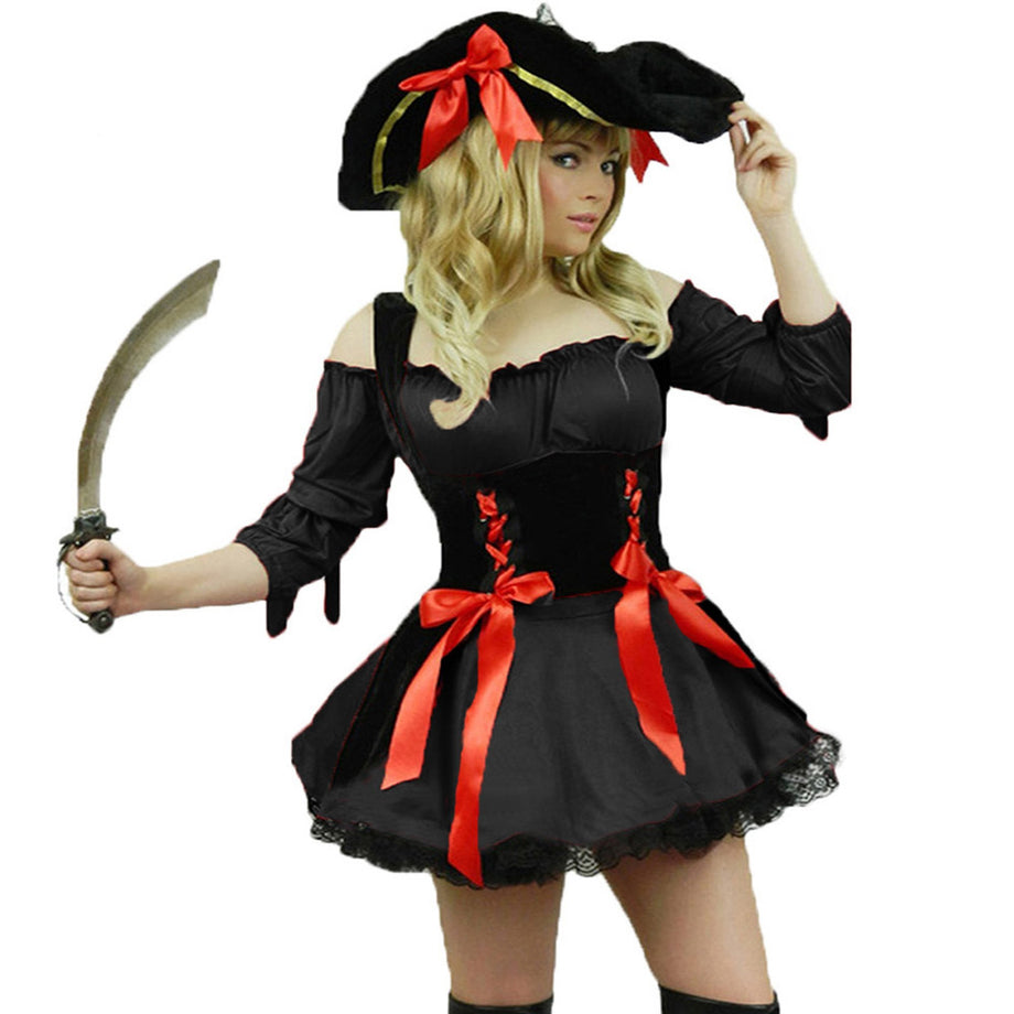 High Seas Pirate Costume Sexy Plus Size Fancy Dress Yummy Bee